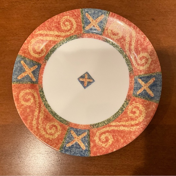 Vintage Corelle Sand Art Salad Plates - Picture 5 of 9